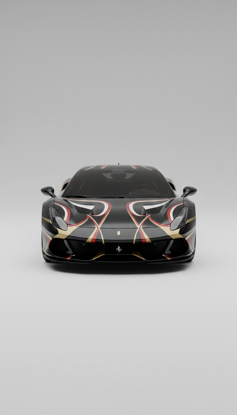 Custom-Painted Italian Supercar