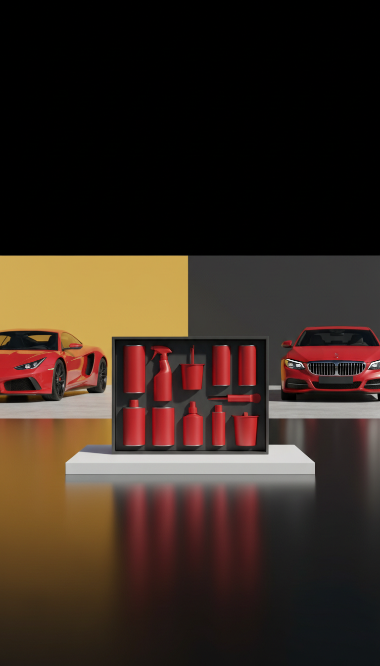 Signal Red Automotive Paint Kit